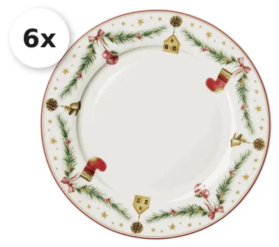 Produktbild von Speiseteller 27cm 6er Set Holly
