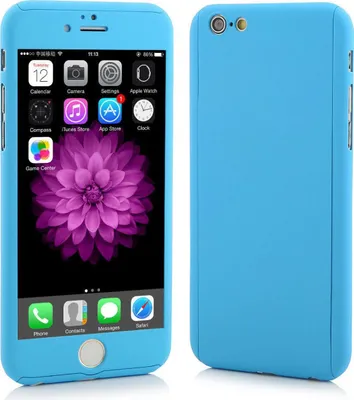 Produktbild von Handyhülle Schutzhülle für Huawei P9 Lite Full Case Cover Displayschutz 360 Blau