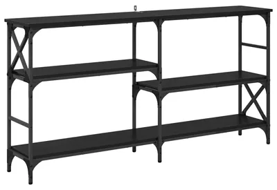 Obrázek produktu pro Konzolový stolek Černý dub 150 x 29 x 76,5 cm kompozitní dřevo