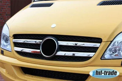 Immagine prodotto di Acciaio Inox Griglia Listelli Cromo per Mercedes Sprinter W906 Bj 2006-2013