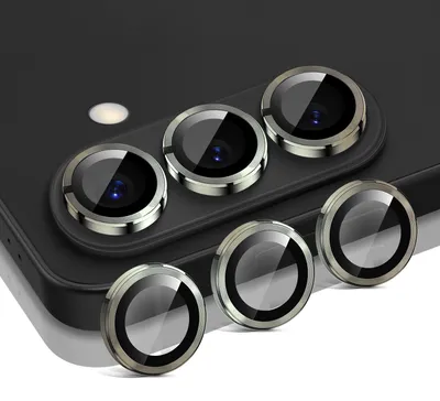 Produktbild von Kamera Linsenschutz Glas Set für Samsung Galaxy S26 Schutzglas Camera Linse Panzerfolie 9H Titan Grau