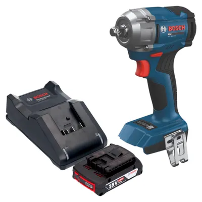 Immagine prodotto di Avvitatore a impatto a batteria Bosch GDS 18V-350 Professional 18 V 350 Nm 1/2" brushless + 1 batteria da 2,0 Ah + caricabatterie