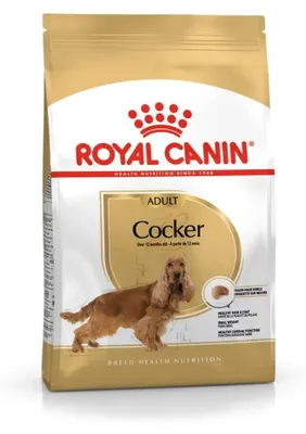 Obrázek produktu pro Royal Canin Cocker Adult, Dospělý jedinec, Kokršpaněl, Střední (11 - 25kg), Kukuřice, Drůbež, Rýže, 12 kg
