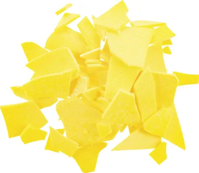 Produktbild von Wachsfarbe Pastillenform neon gelb 5 g