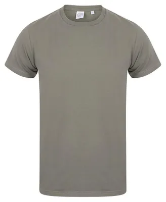 Produktbild von SF Men - "Feel Good" T-Shirt für Herren, Stretch LT4588 (S) (Khaki)