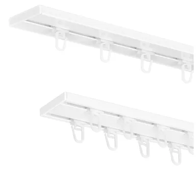 Productafbeelding van Aluminium Gordijnrail 150 cm voor Plafondmontage