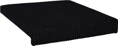 Produktbild von FURNARO Sitzkissen Auflagekissen B/H/T: 40x5x36 cm, Farbe:Cord schwarz