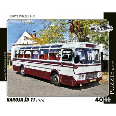 Zdjęcie produktu dla Puzzle BUS 17 - KAROSA ŠD 11 (1979) 40 elementów