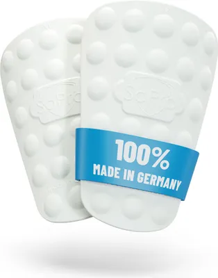 Produktbild von SoPro Schienbeinschoner für Kinder & Erwachsene - 158 x 110 x 5 mm - leicht, klein, rutschfest & geruchsneutral - Germany