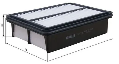 Produktbild von Luftfilter MAHLE LX 5799 für MAZDA CX-3 (DK) Filtereinsatz