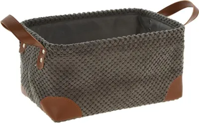 Produktbild von Aufbewahrungskorb, Cord, mit Griffen, 30 x 20 x 15 cm