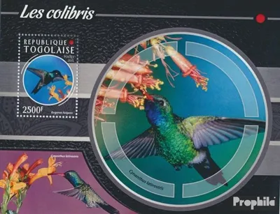 Produktbild von Briefmarken Togo 2015 Mi Block 1150 (kompl. Ausgabe) postfrisch Kolibri