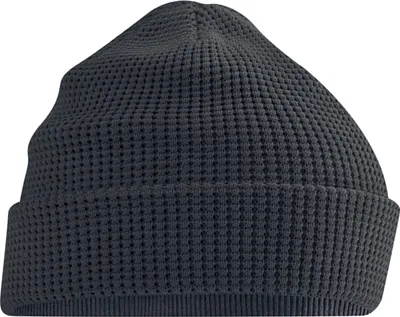 Produktbild von Uni Beanie Herren Damen Mütze Waffelstrick Wintermütze , Farbe:Grau