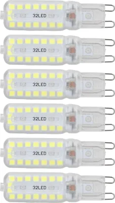 Obrázek produktu pro 6ks G9 LED žárovky 7W stmívatelné 360 osvětlení náhradní žárovky pro nástěnné stolní lampy bílé světlo 220-240V