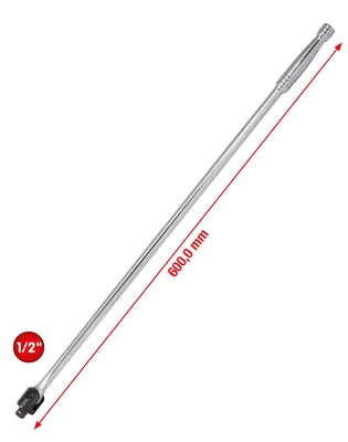 Obrázok produktu pre KS TOOLS 1/2" CHROMEplus kĺbová nástrčná rukoväť, 600 mm ( 918.1292 )