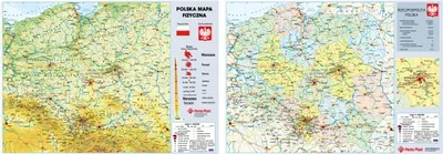 Image de Dos recto-verso avec une carte de la Pologne