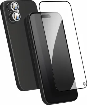Zdjęcie produktu dla Force Glass, zestaw do ochrony wyświetlacza Szkło do aparatu iPhone 16, przezroczyste