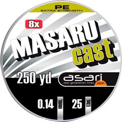 Produktbild von Asari Masaru Cast Geflochtene Schnur 230 M Grün 0.140 mm Grün 0.140 mm