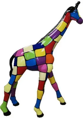 Image de Figurines de designers Décorations modernes Jardin Girafe Statue Sculpture