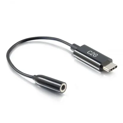 Immagine prodotto di Adattatore C2G da USB C ad Aux (3,5 mm)