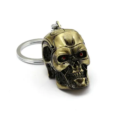 Produktbild von Metall Terminatorschädels Schlüsselanhänger