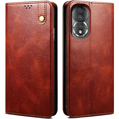 Obrázek produktu pro Pouzdro pro Honor 80, kožené flip pouzdro peněženka s funkcí stojánku červené