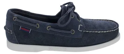 Produktbild von Sebago Docksides® Segelschuhe Portland Flesh Out Men 7111PTW-A97, Velourleder, Blau 44 1/2