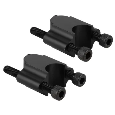 Zdjęcie produktu dla Uniwersalny wspornik kierownicy ze stopu aluminium 7/8 '' 22 mm motocyklowy zacisk kierownicy (czarny)