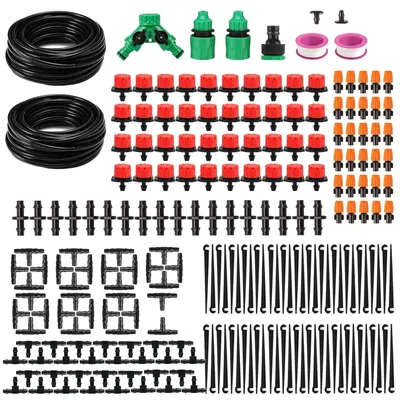 Image de Système d'arrosage pour jardin comprenant 220 pièces et 40 mètres de tuyaux