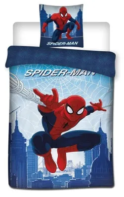 Obrázek produktu pro Pohodlná sada povlečení s motivem Spider-Mana, rozměr 140 x 200 cm, včetně povlaku na polštář
