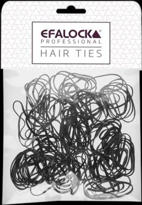 Productafbeelding van Rasta elastiekjes, dun/klein, zwart, 100 stuks