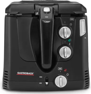 Immagine prodotto di Gastroback 42580 - Friggitrice a basso contenuto di grassi - 2,5 l - 2,5 l - Uno/uno - Nero - 2000 W