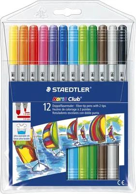 Image de STAEDTLER Feutre double Noris Club, étui de 12 pièces