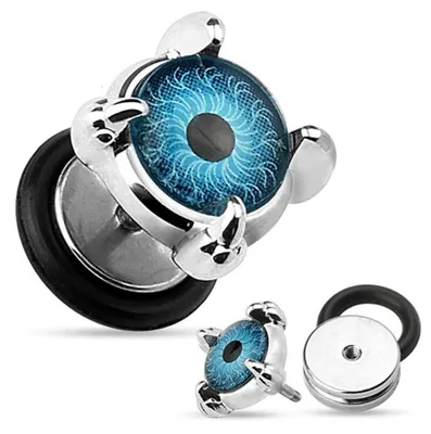 Produktbild von Fake Plug Ohr Stecker Piercing „Auge / Eyeball“