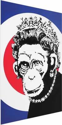 Produktbild von Posterpapier Poster - Monkey Queen 21x30 cm Streetart g-C-0150-ao-a