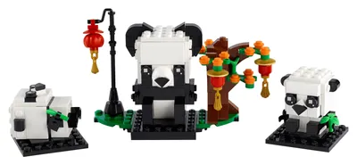 Obrázek produktu pro LEGO Iconic Čínský Nový rok – Pandy, Sada na stavění, 10 rok/roky, Plast, 249 kusů, 265 g