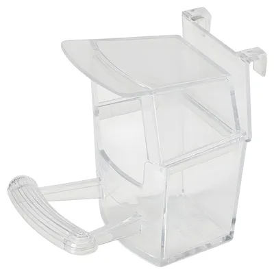 Produktbild von Nobby Futternapf mit Sitzstange transparent