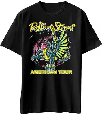 Obrázek produktu pro The Rolling Stones American Tour Dragon Black M Tričko