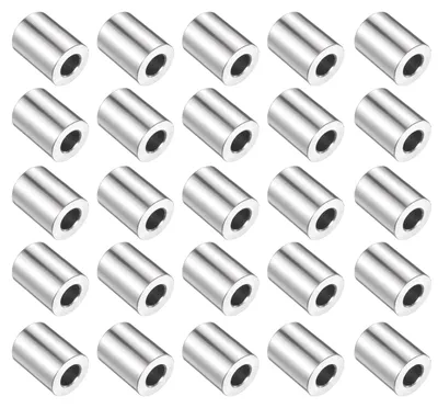 25 Edelstahl-Abstandshalter 9,5x19,05x20,6 mm für M10