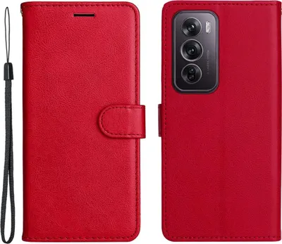 Produktbild von OPPO Reno12 Pro Hülle - Coverup Klapphülle - Rot