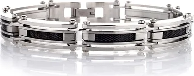 Produktbild von Karisma Herren Edelstahl Armband PVD Schwarz Breite 14mm -SB7061