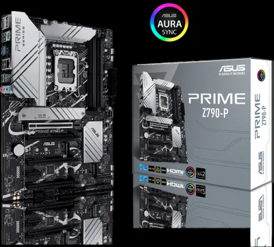 Obrázek produktu pro ASUS PRIME Z790-P, Intel, LGA 1700, Intel® Celeron®, Intel® Core™ i3, Intel® Core™ i5, Intel® Core™ i7, Intel® Core™ i9,..., LGA 1700, DDR5-SDRAM, 192 GB