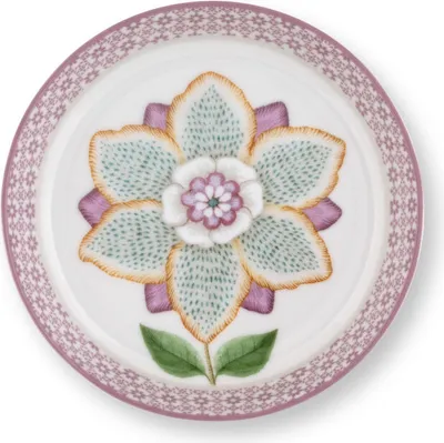 Produktbild von Pip Studio Teebeutelablage Lily & Lotus Off White-Lila (9cm)