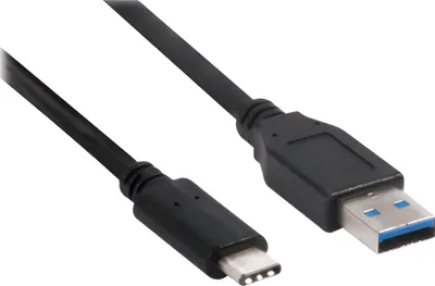 Zdjęcie produktu dla CLUB3D USB Type-C to Type-A Cable Male/Male 1Meter 60Watt, 1 m, USB C, USB A, USB 3.2 Gen 1 (3.1 Gen 1), Męska/Męska, Czarny