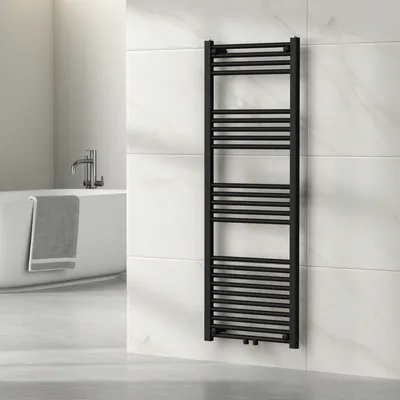 Immagine prodotto di Radiatore per asciugamani 'Voss' con 24 aste in acciaio 140 x 50 cm Nero