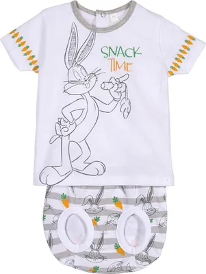 Produktbild von Bugs Bunny 2-teiliges Sommer-Babyoutfit, 3 Monate