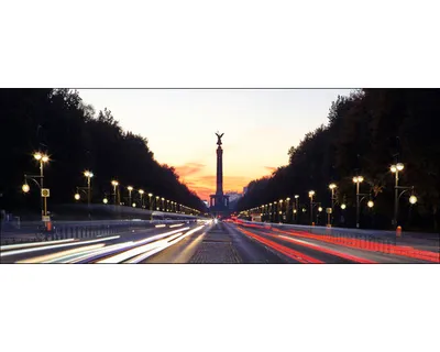 Produktbild von Glasbild Berlin Siegessäule 125x50 cm