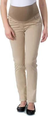 Produktbild von Bellybutton Damen Umstandschinohose Beige Baumwollmix