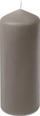 Produktbild von Stumpenkerzen Taupe 200/77 mm, 4 Stück Steinhart Kerzen in RAL-Kerzen Güte Qualität