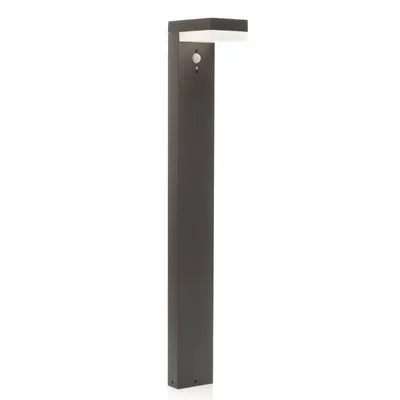 Produktbild von Lindby LED-Solar-Pollerleuchte Chioma, anthrazit, Sensor